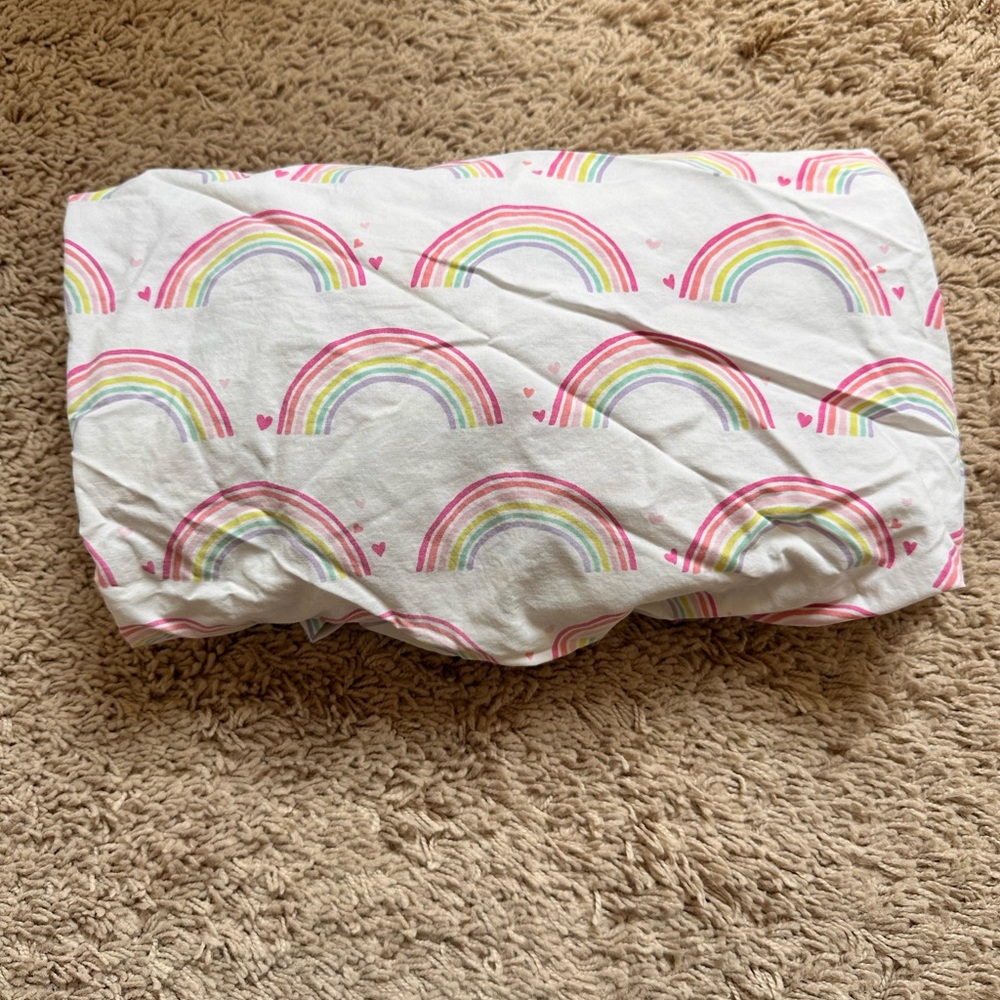Pottery Barn Kids Rainbow Crib Sheet